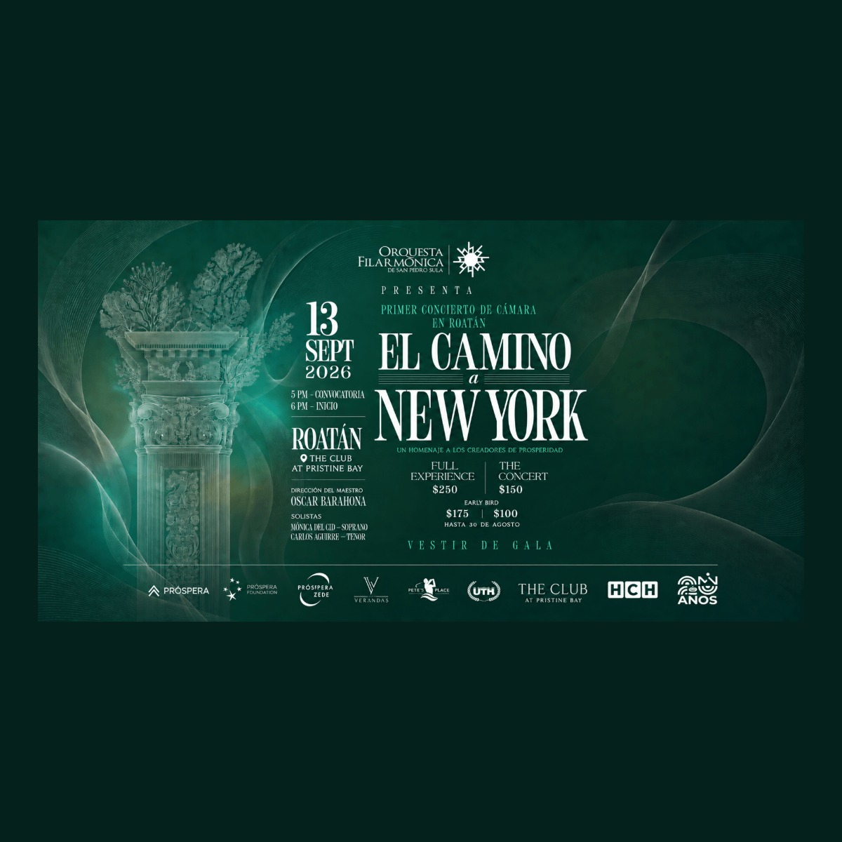 Donación $20,000 — El Camino a New York